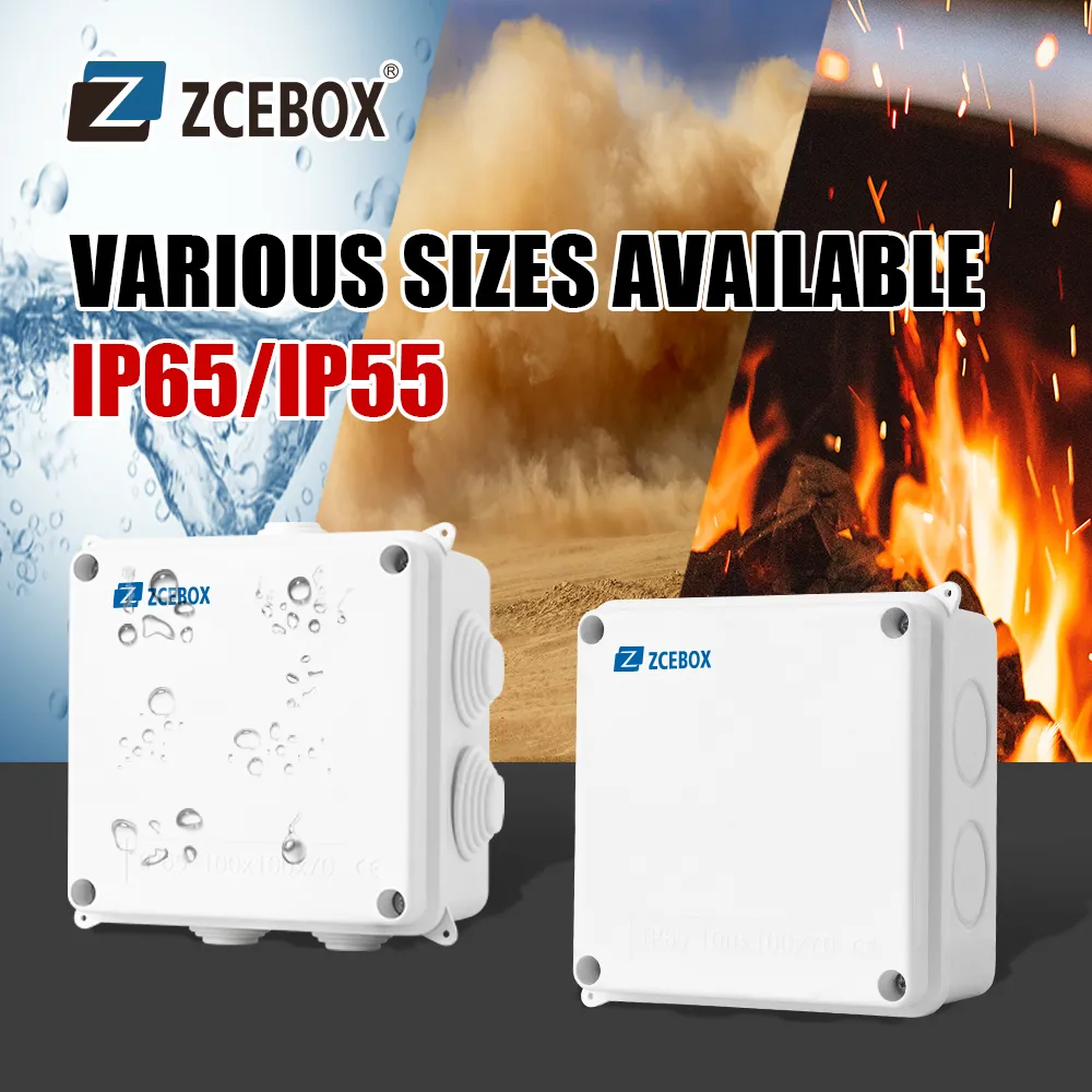 Boîte de jonction IP65 / IP55 ABS