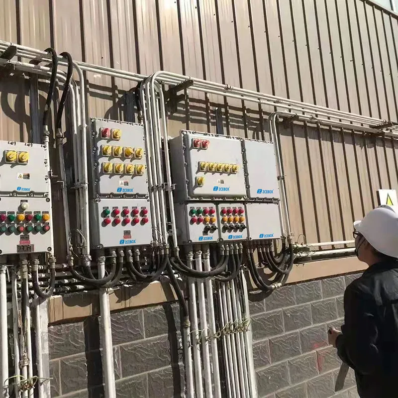 Boîte de distribution de boîte électrique industrielle