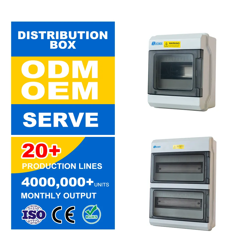 Boîte de distribution en plastique extérieur