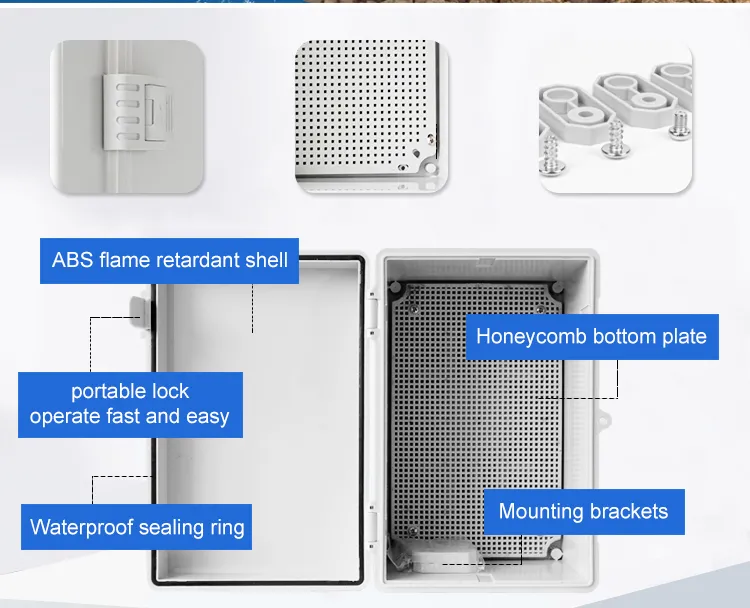 Installation Correcte du Couvercle pour les Boîtes de Distribution en Plastique et Boîtes de Jonction ZCEBOX