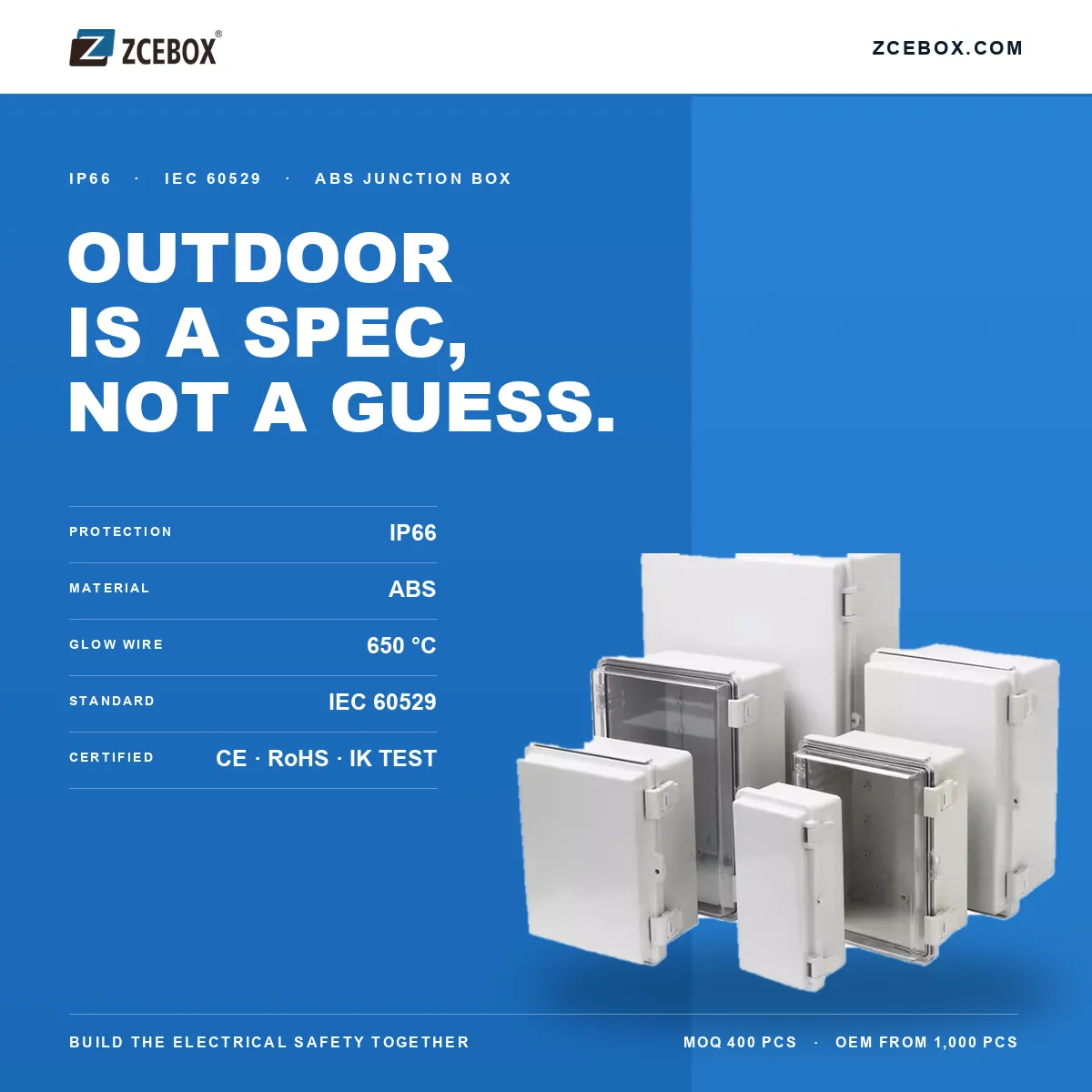 Avantages Principaux de Connexion Fiable et de Compatibilité Multi-Scénarios des Boîtes de Jonction à Bas Voltage ZCEBOX