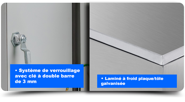 Boîte de distribution extérieure du support de surface