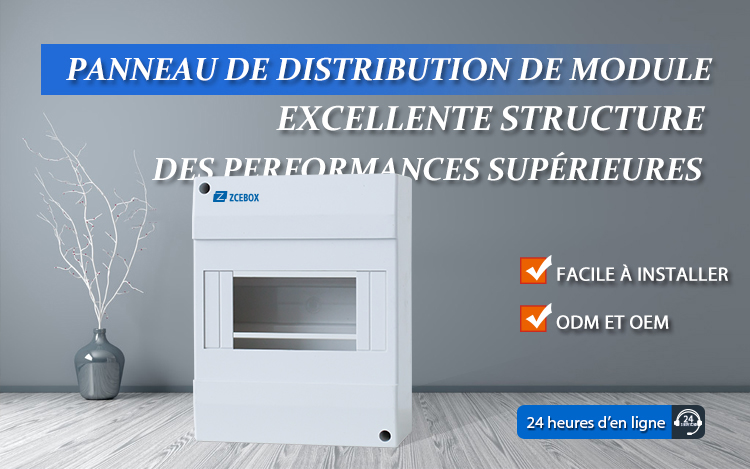 Boîte de distribution à 8 voies MCB