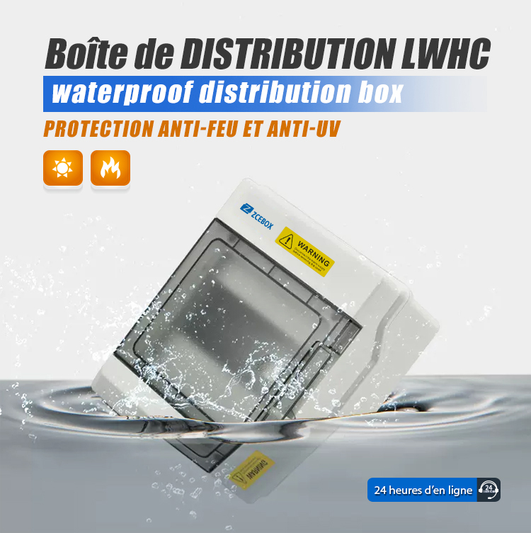 Boîte de distribution imperméable IP66