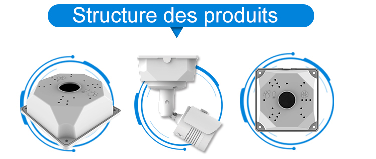 Boîte de jonction de vidéosurveillance étanche