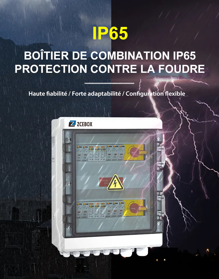 Boîte de combiner solaire DC LWHLX