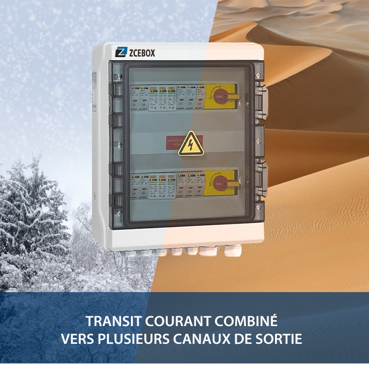 Boîte de combiner solaire DC LWHLX